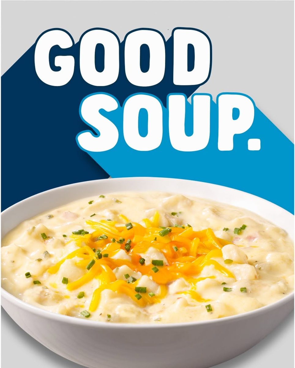 Good Soup. post: potato soup with cheddar
